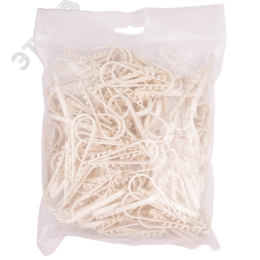 Дюбель-хомут для круглого кабеля белый 19-25 Jazzway (100 шт/уп)