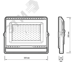 Прожектор светодиодный ДО-150 Вт 15000 Лм 6500К LOWTEMP 120 градусов IP65