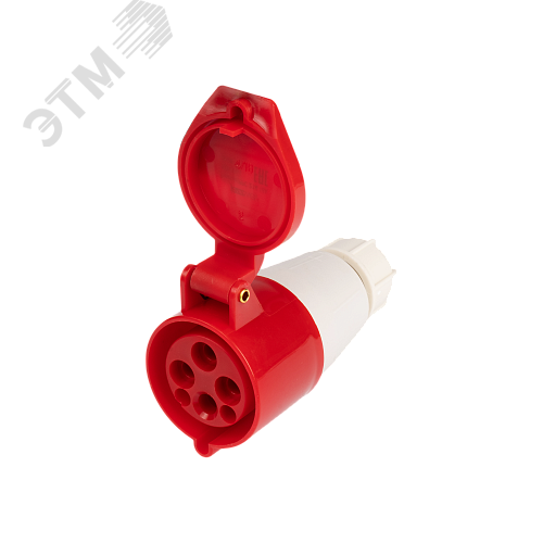 Розетка переносная PPC 214 3Р+РЕ 16А 380В IP44 Jazzway