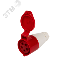 Розетка переносная PPC 225 3P+PE+N 32А 380В IP44 Jazzway