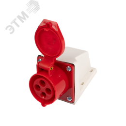 Розетка стационарная для наружной установки PPC 114 3Р+РЕ 16А 380В IP44 Jazzway