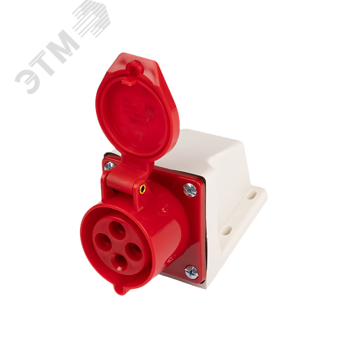 Розетка стационарная для наружной установки PPC 114 3Р+РЕ 16А 380В IP44 Jazzway