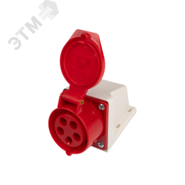Розетка стационарная для наружной установки PPC 115 3Р+РЕ+N 16А 380В IP44 Jazzway