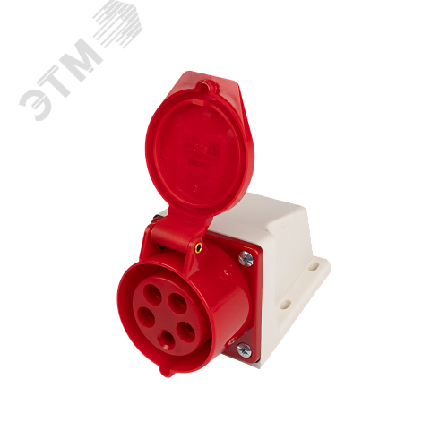 Розетка стационарная для наружной установки PPC 115 3Р+РЕ+N 16А 380В IP44 Jazzway