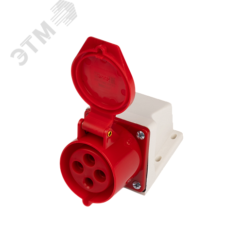 Розетка стационарная для наружной установки PPC 124 3Р+РЕ 32А 380В IP44 Jazzway