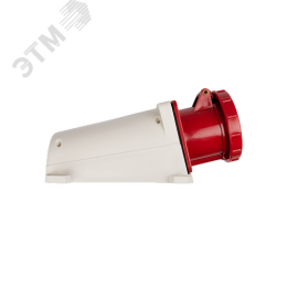 Розетка стационарная для наружной установки PPC 134 3Р+РЕ 63А 380В IP67 Jazzway