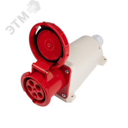 Розетка стационарная для наружной установки PPC 135 3Р+РЕ+N 63А 380В IP67 Jazzway