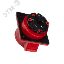 Розетка стационарная для скрытой установки PPC 425 3Р+РЕ+N 32А 380В IP44 Jazzway