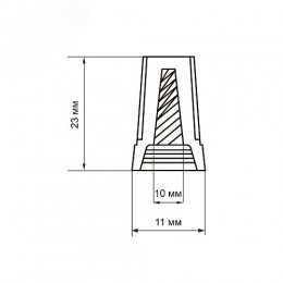 Скрутка СИЗ PSC-3-O (СИЗ-3) оранжевая / 50шт./Jazzway