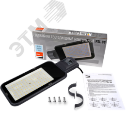 Светильник светодиодный консольный ДКУ-80Вт 5000К 8800 Лм IP65 серый 3 года гарантии