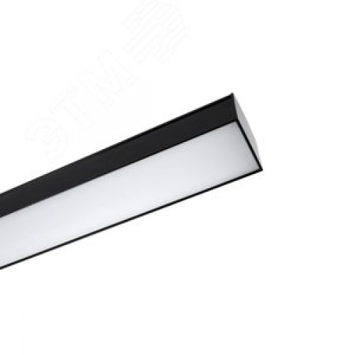 Светильник светодиодный ДПО-02 50Вт 4000К 5000Лм IP40 черный для реечных потолков