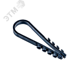 Дюбель-хомут для круглого кабеля черный  05-10 Jazzway (100 шт/уп)