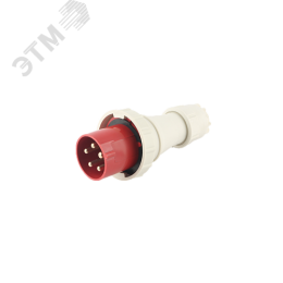 Вилка переносная PPC 035 3Р+РЕ+N 63А 380В IP67 Jazzway
