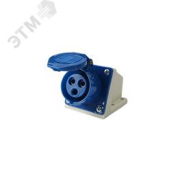 Розетка стационарная для наружной установки PPC 113 2Р+РЕ 16А 220В IP44 Jazzway