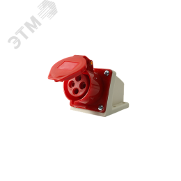 Розетка стационарная для наружной установки PPC 124 3Р+РЕ 32А 380В IP44 Jazzway
