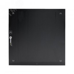 Светильник светодиодный ДВО-40w 588х588х25 6500K опаловый Грильято IP40 4200Лм черный