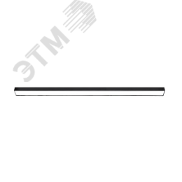 Светильник светодиодный ДПО-02 50Вт 4000К 5000Лм IP40 черный для реечных потолков