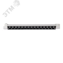 Светильник светодиодный трековый линейный на шинопровод ДПО-4230R 30W 4000K 2400Лм24° WH белый IP40 480mm Jazzway