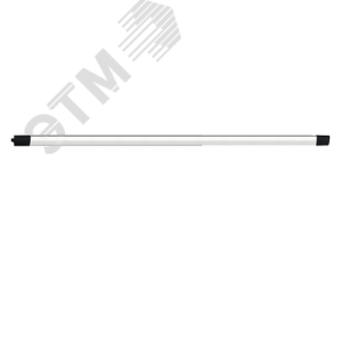 Светильник светодиодный влагозащищенный ДСП-40Вт 4000К 3800 Лм опаловый рассеиватель IP65 черный