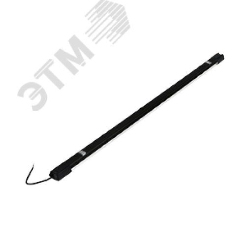 Светильник светодиодный влагозащищенный ДСП-40Вт 4000К 3800 Лм опаловый рассеиватель IP65 черный