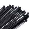 Стяжка кабельная (Хомут) 2,5x200-100BL PA6.6  черная (100 шт/уп) Jazzway