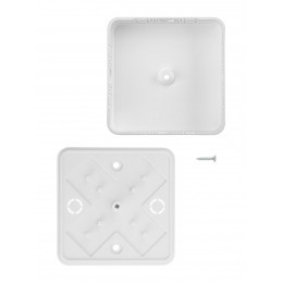 Коробка распаячная КР 75х75х20 ОП белая IP40