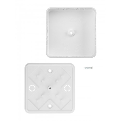 Коробка распаячная КР 75х75х20 ОП белая IP40