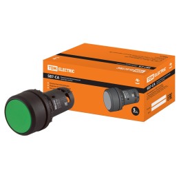 Кнопка SB7-CA35 d22мм 1з+1р зеленая