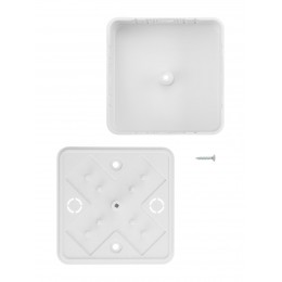 Коробка распаячная КР 75х75х28 ОП белая IP40