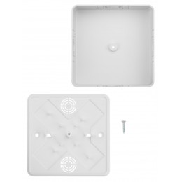 Коробка распаячная КР 100х100х29 ОП белая IP40