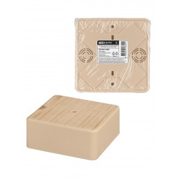 Коробка распаячная КР 100х100х44 ОП сосна IP40, инд. штрихкод