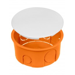 Распаячная коробка СП D80х40мм, крышка, IP20,