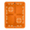 Распаячная коробка СП 120х92х45мм крышка пл. лапки IP20 инд. штрихкод TDM