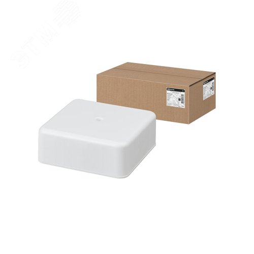 Коробка распаячная КР 75х75х28 ОП белая IP40