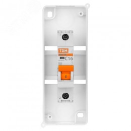 Бокс КМПн-1/2 для наружной установки с полупрозрачной крышкой, IP30 НАРОДНЫЙ