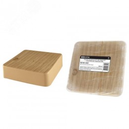 Коробка распаячная КР 100х100х29 ОП сосна IP40, инд. штрихкод