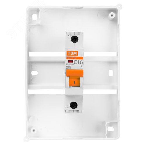 Бокс КМПн-2/4 для наружной установки с полупрозрачной крышкой, IP30 НАРОДНЫЙ