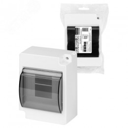 Бокс КМПн-2/4 для наружной установки с полупрозрачной крышкой, IP30 НАРОДНЫЙ