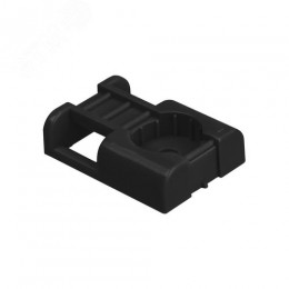 Площадка под хомуты для прямого монтажа упак/100шт. черная TDM