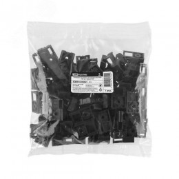 Площадка под хомуты для прямого монтажа упак/100шт. черная TDM