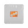 Распаячная коробка двухкомпонентная ОП 100х100х50 мм IP66 8 вх. серая инд. штрихкод TDM