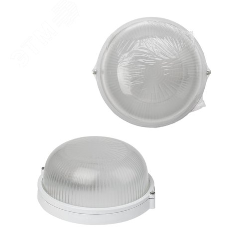 Светильник НПБ1301 белый/круг 60Вт IP54