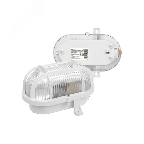 Светильник НБП 02-60-004.03У Евро корпус и защитная сетка белый