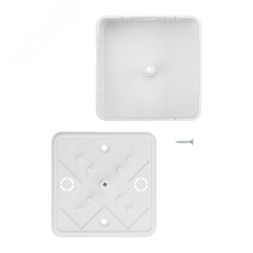 Коробка распаячная КР 75х75х28 ОП белая IP40