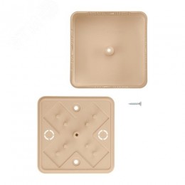 Коробка распаячная КР 75х75х20 ОП сосна IP40, инд. штрихкод