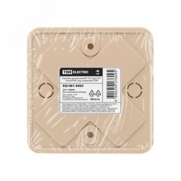 Коробка распаячная КР 75х75х20 ОП сосна IP40, инд. штрихкод