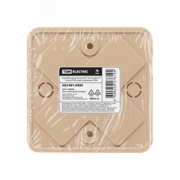 Коробка распаячная КР 75х75х28 ОП сосна IP40, инд. штрихкод