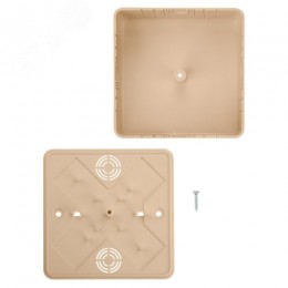 Коробка распаячная КР 100х100х44 ОП сосна IP40, инд. штрихкод