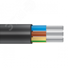 Кабель силовой АВВГ-П 3х2.5ок-0.66 ТРТС