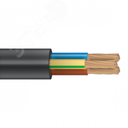 Кабель силовой КГТП-ХЛ 3х1,5 220/380-3 100м  ТРТС